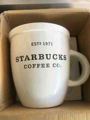 Starbucks 2001 Giant Abbey Mug Limited Edition Collectors Display Mug 6 Gallons