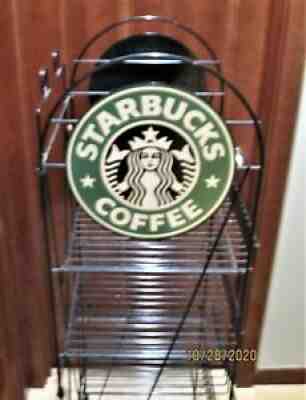 Vintage Starbucks Newspaper Rack Display Stand - Discontinued Item - Sold on eBay Dec 05, 2020 for $350.00