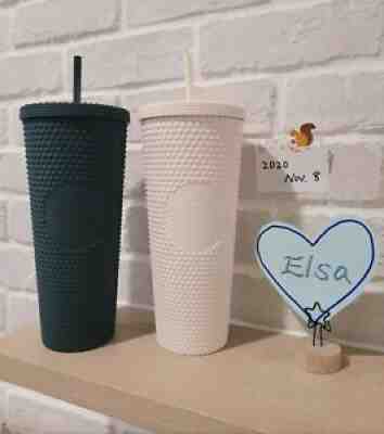 Starbucks White Studded & Green Studded Tumbler Set of 2 Brand New FS - Sold on eBay Nov 25, 2020 for $389.00