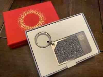 NIB 2015 Starbucks Gift Card Keychain Silver Swarovski crystals No Balance - Sold on eBay Dec 19, 2012 for $325.00