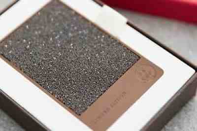 Limited Edition Starbucks Swarovski Espresso Brown Crystal Stainless Steel Card - Sold on eBay Dec 08, 2020 for $329.99