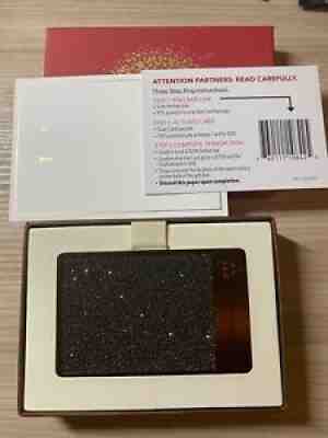 NEW 2015 Starbucks Swarovski Crystal Exclusive Card RARE Espresso Brown NIB - Sold on eBay Dec 09, 2020 for $349.00