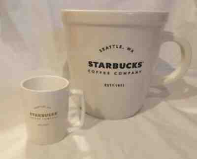 STARBUCKS Giant Classic Abbey Mug 1 GAL. / 138 oz Limited Edition New NIOB RARE - Sold on eBay Dec 14, 2020 for $399.00