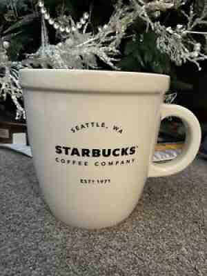 RARE! Starbucks Giant Abbey Ceramic Mug 138 oz Limited Edition 1-Gallon New 2016 - Sold on eBay Jan 06, 2021 for $499.99