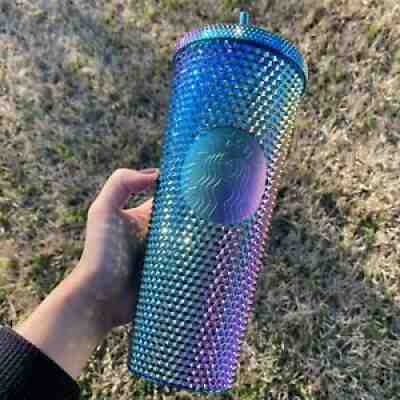 Starbucks Oil Slick Studded Venti 24 Oz On Hand Ready To Ship - Sold on eBay Dec 14, 2016 for $250.00