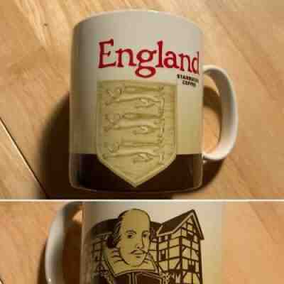 Starbucks England V1 Global Icon Cup Coat Of Arms Shakespeare Coffee Mug - Sold on eBay Nov 25, 2020 for $279.99