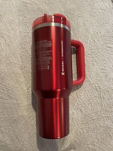 Starbucks X Stanley 2023 Holiday Red 40oz Tumbler Limited Edition, Brand New! - Sold on eBay December 27th, 2023 for $185.50 (21 bids) 