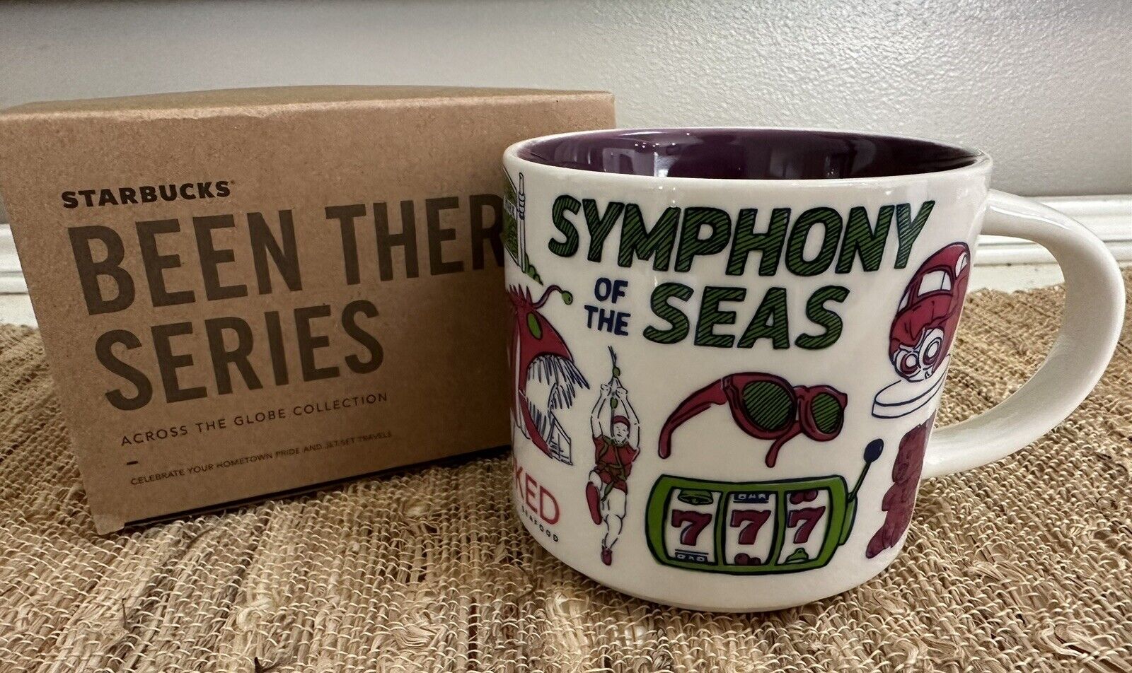 Starbucks ROYAL CARIBBEAN Symphony of the Seas Been There Mug NEW IN BOX 2023 - Sold on eBay January 20th, 2025 for $59.00