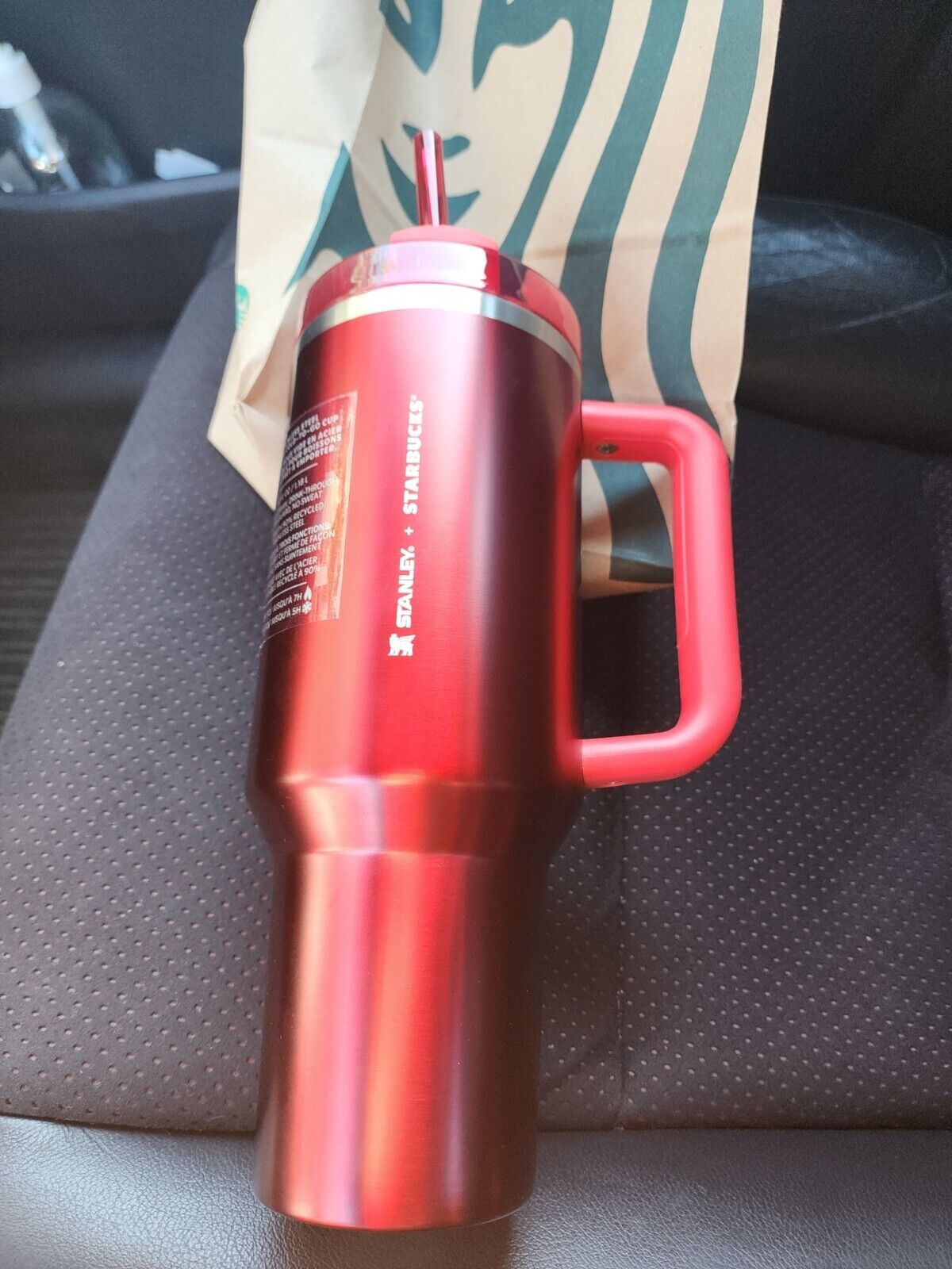Starbucks x Stanley Red 40oz Holiday Thirst Quencher Limited Edition 2023 - Sold on eBay December 12th, 2023 for $200.00