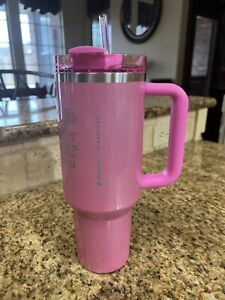 Starbucks x Stanley 40 oz Tumbler Winter Pink Target Exclusive Collab BRAND NEW - Sold on eBay January 21st, 2024 for $225.50 (3 bids) 