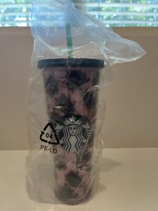 Starbucks Pink Beetle Mermaid Siren Logo Cold Cup Venti Tumbler 24oz Rare Sealed - Sold on eBay August 10th, 2023 for $209.99