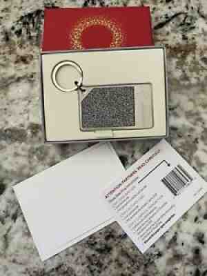 NEW 2015 Starbucks Gift Card Keychain w/Sparkling Silver Swarovski crystals $0 - Sold on eBay Jan 16, 2021 for $280.00