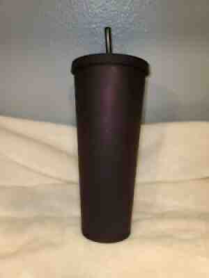 ULTRA RARE HTF Starbucks Tumbler 24oz Halloween 2019 Matte Plum NWT