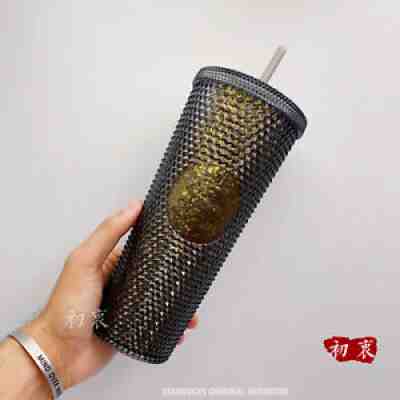 2020 China Starbucks 12 pcs16oz Grande Aurora + 8 pcs 24oz Black Glitter Cup