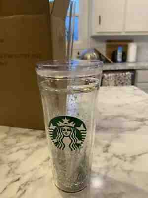 Starbucks Glass Glitter Tumbler