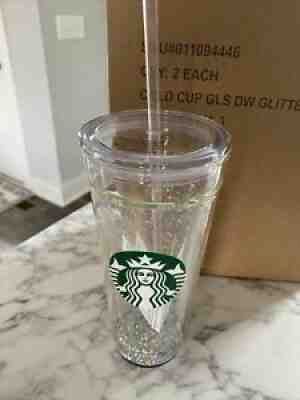 Starbucks Glass Glitter Tumbler