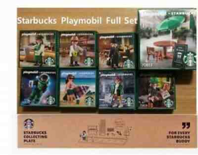 Limited ! Starbucks Korea Playmobil Figure Full Set + Plate + Express Shipping - Sold on eBay Feb 25, 2021 for $281.90