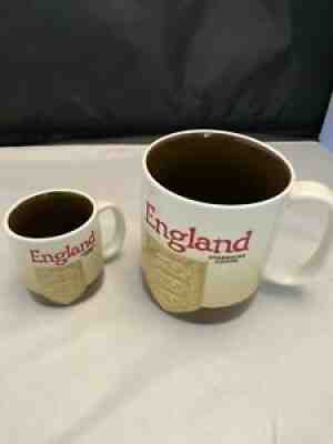 Starbucks Mug England V1 16oz And 3oz Demitasse - Sold on eBay Mar 16, 2021 for $250.00
