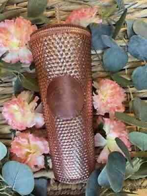 Starbucks 2019 Rose Gold Studded Venti Tumbler New U.S.A - Sold on eBay Mar 18, 2021 for $260.00