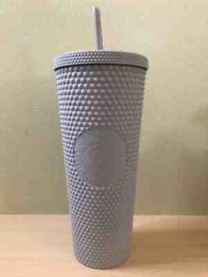 Starbucks NEW Taiwan Exclusive 2020 matte Gray Studded Tumbler 24 oz - Sold on eBay Mar 11, 2021 for $295.00