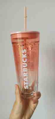 Starbucks Chinese New Year 2020 Orange Firework Sequin Straw Cup 591ml - Sold on eBay Apr 24, 2021 for $300.00