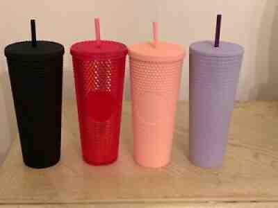 NEW STARBUCKS STUDDED TUMBLER CUPS SET OF 4 - Sold on eBay Apr 30, 2021 for $280.00