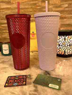 Starbucks China Red Studded Tumbler Cup