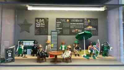 Starbucks KOREA limited edition Playmobil Figure plate led display case full set - Sold on eBay Apr 02, 2021 for $499.99