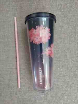 Starbucks Korea 2018 Cherry Gray Blossom Pink venti Tumbler 710ml cold cup - Sold on eBay Mar 14, 2021 for $499.90