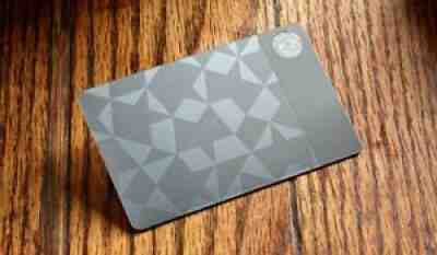 Rare mint condition 2012 Starbucks stainless steel metal card - Sold on eBay Mar 19, 2021 for $495.00