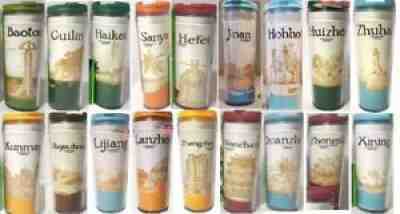 lof of 18 China Starbucks Tumbler City collector series - Sold on eBay May 10, 2021 for $450.00