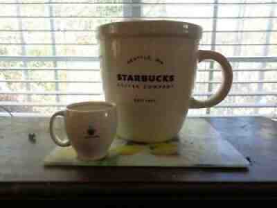 Starbucks 2016 Ceramic Giant Coffee Mug 138 oz - Sold on eBay May 06, 2021 for $400.00