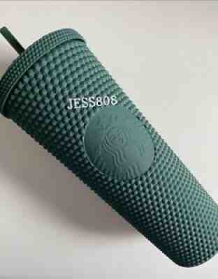 Starbucks Original HTF Taiwan Matte Green Studded Tumbler- BNWT - Sold on eBay May 12, 2021 for $395.00