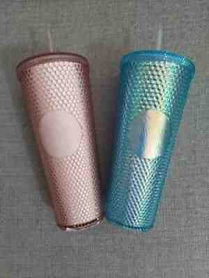 Starbucks Cherry Blossom/Pale Rose/Blue Sakura Studded Tumblers fastð ºð shipping - Sold on eBay Apr 12, 2021 for $375.00