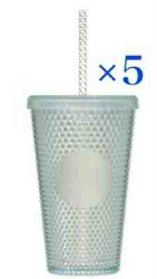 STARBUCKS JAPAN Logo Cold Cup Tumbler Bumpy 473ml 5 Set 2021 - Sold on eBay Apr 03, 2021 for $374.00