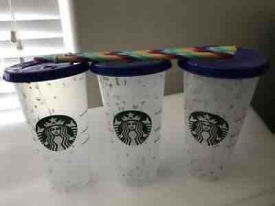 Private Listing For sixagon2011 Starbucks Reusable Confetti Color Changing 24oz - Sold on eBay Apr 08, 2021 for $351.00