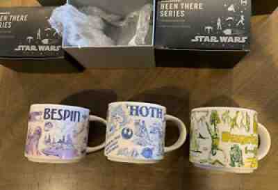 3 Starbucks Star Wars Hoth Bespin Dagobah Been There Series mugs from May 4th'20 - Sold on eBay May 23, 2021 for $325.00