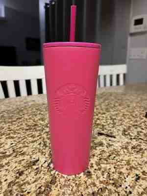 Starbucks Barbie Magenta Hot Pink Matte Tumbler - Sold on eBay Apr 27, 2021 for $305.00