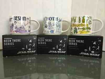NIB 2020 Disney Star Wars Starbucks Been There Hoth Bespin Dagobah mug Set Of 3 - Sold on eBay May 22, 2021 for $279.99
