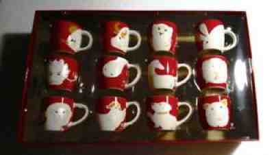 2019 Starbucks Chinese NEW YEAR ZODIAC PIG OX RAT TIGER RABBIT MINI MUGS 3 OZ - Sold on eBay Jun 04, 2021 for $279.99