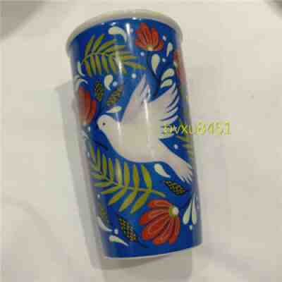 RARE BLUE DOVE Starbucks Jamiaca double wall ceramic travel tumbler 12fl oz - Sold on eBay May 16, 2021 for $250.00