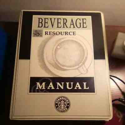 One Of A Kind Near Mint 1996 Starbucks Beverage Resource Manual Employee... - Sold on eBay Jun 17, 2021 for $485.99