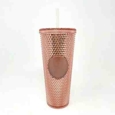 Starbucks Limited Edition Rose Gold Studded Tumbler Venti 24oz Cup Tumbler NEW - Sold on eBay Jun 16, 2021 for $260.00