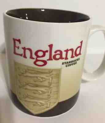 STARBUCKS ENGLAND CITY ICON 2009 MUG UK ROYAL ARMS OF KINGS REALM 3 GOLD LIONS - Sold on eBay Aug 10, 2021 for $500.00