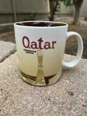 Qatar Starbucks Coffee Mug From Global Icon Collector Series, 16 oz.