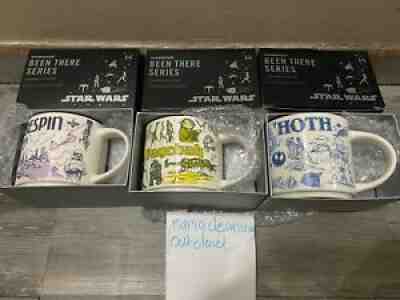 BRAND NEW Star Wars Been There Starbucks Mugs SET OF 3: Hoth, Dagobah, Bespin - Sold on eBay Jul 06, 2021 for $349.00