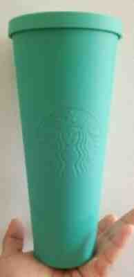 Extremely rare Starbucks Matte Teal Green Soft Touch Venti/24oz tumbler - Sold on eBay Jul 17, 2021 for $330.00