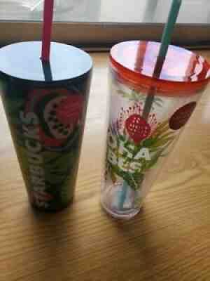 Starbucks Aloha Vibe And Tropoical Hawaii Tumblers - Sold on eBay Jul 03, 2021 for $70.00
