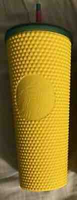 Starbucks Studded Tumbler Hawaii Exclusive Pineapple Matte Yellow/Green 24oz - Sold on eBay May 31, 2021 for $48.99