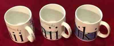 Starbucks City Mug Collector Series Hawaii 1994 & 2001, Waikiki 2007 Lot of 3 - Sold on eBay Aug 14, 2021 for $45.00